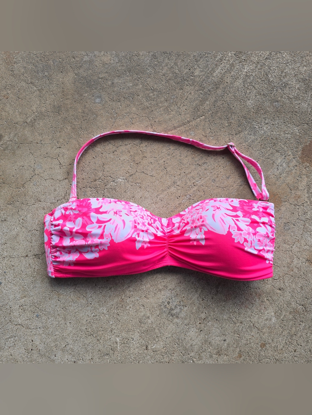 Lilly Pulitzer Bandeau Swim Pink Top 6